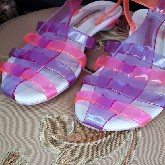 SOPHIA WEBSTER Multi Colored Jelly PVC Shoes - Picture 2 of 6